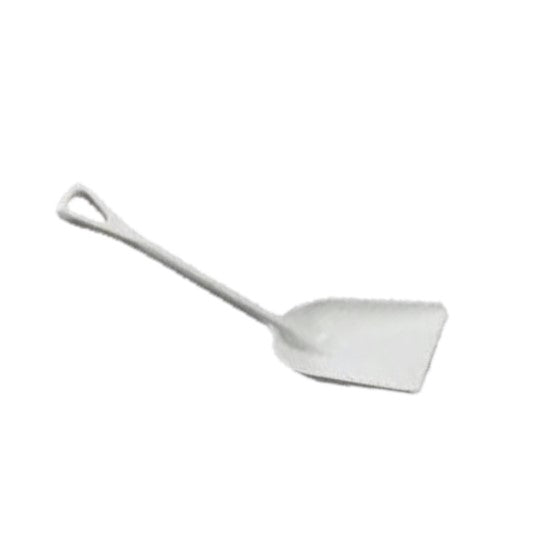 white plastic shovel 14" wide