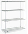Chrome wire shelf Set  24x 48