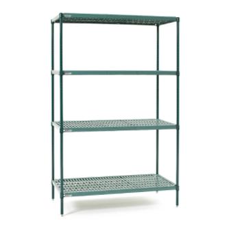 Green wire shelf 48x24 -set of 4