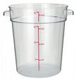 4qt Round Clear Container