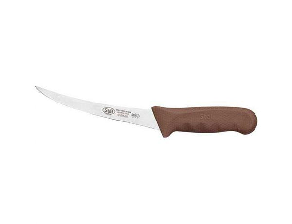 6" Boning knife Curved -Brown