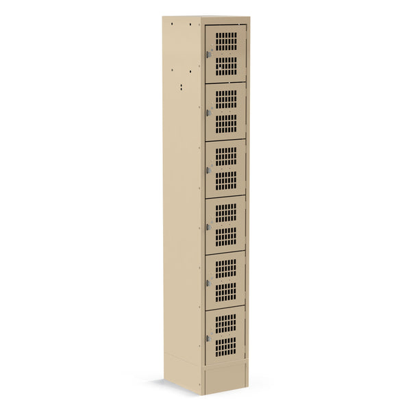 locker - 6 tier assembled