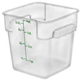 4qt Square Clear Container