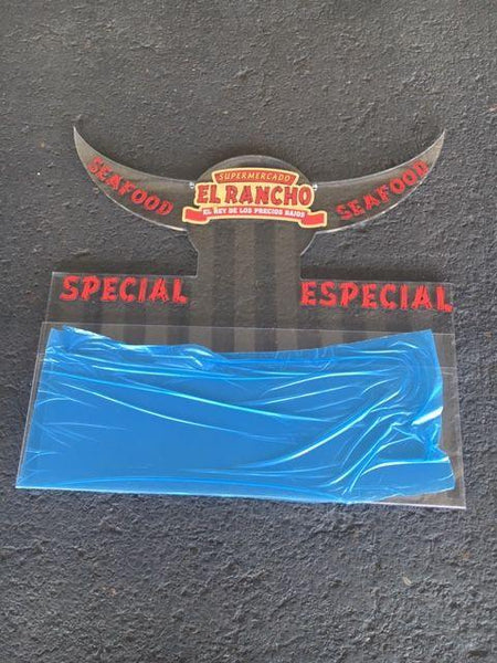 Sign Holder w/chain - ( Seafood )