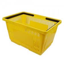 Hand Shopping Baskets Yellow