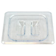 Cover - Sixth Size Clear Plastic Food Pan -notched